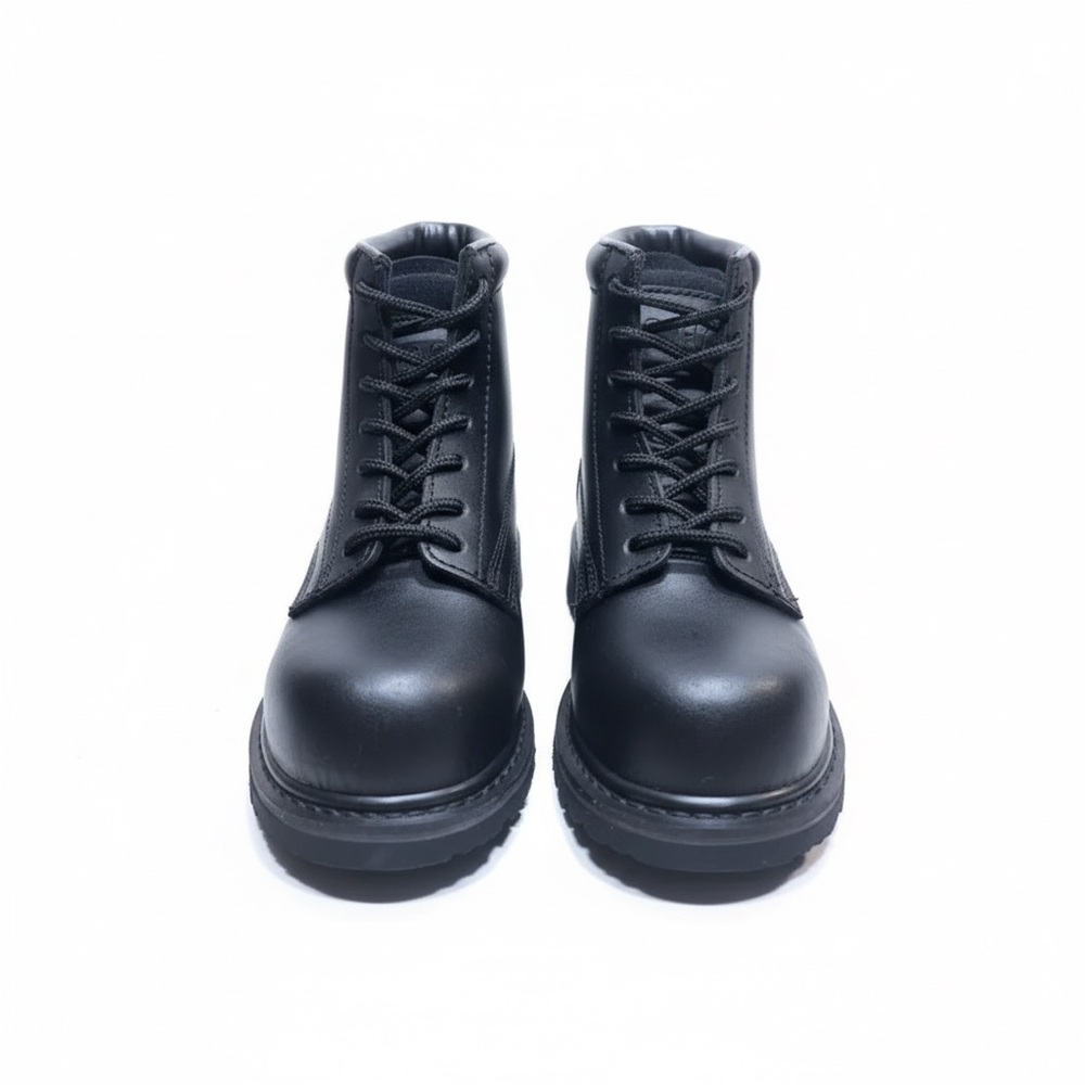 BBC BobBarker Kids Oil Resident Cap Toe Boots Size 3D